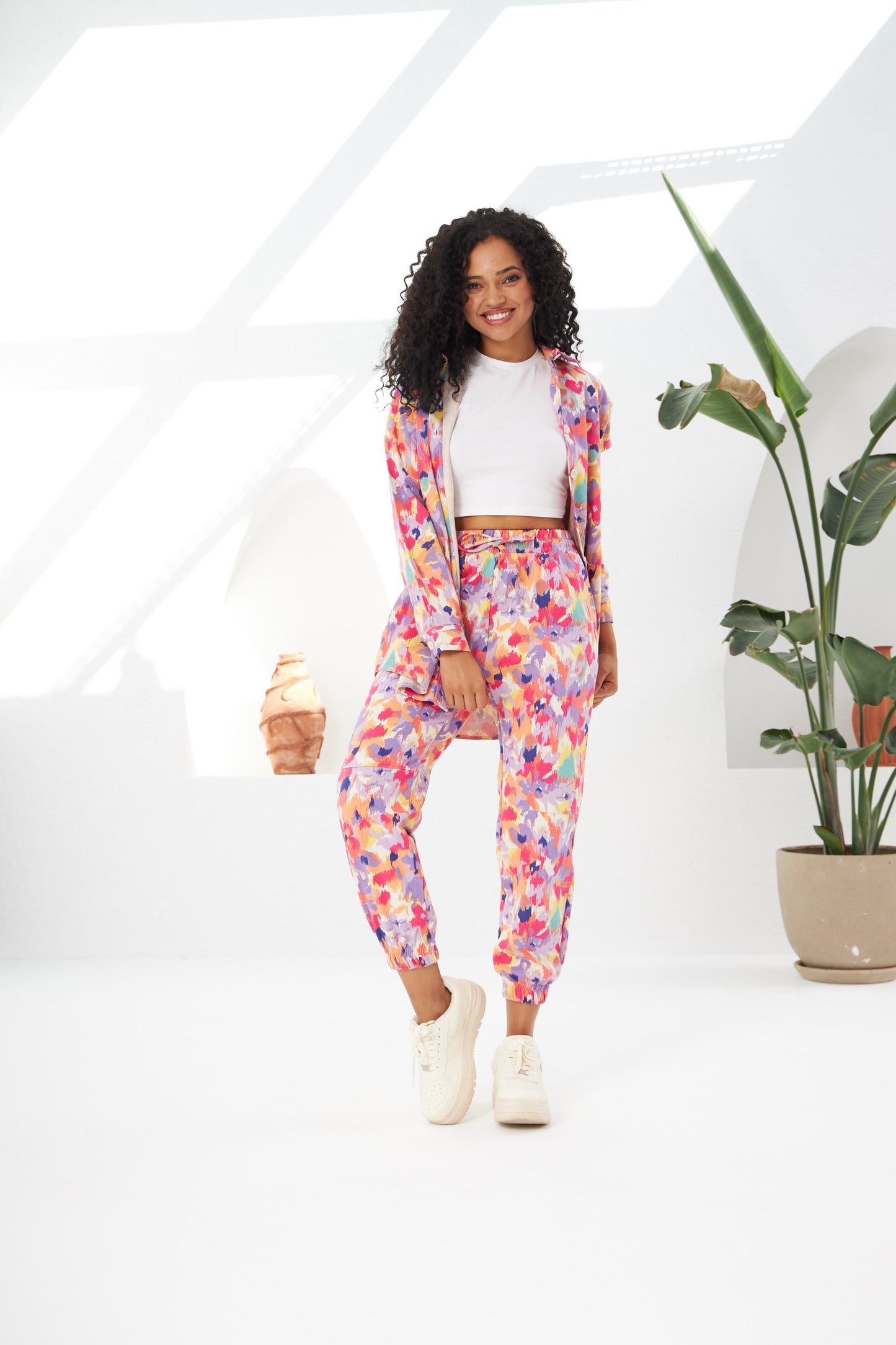 Jojo Spring Denim Pants Set