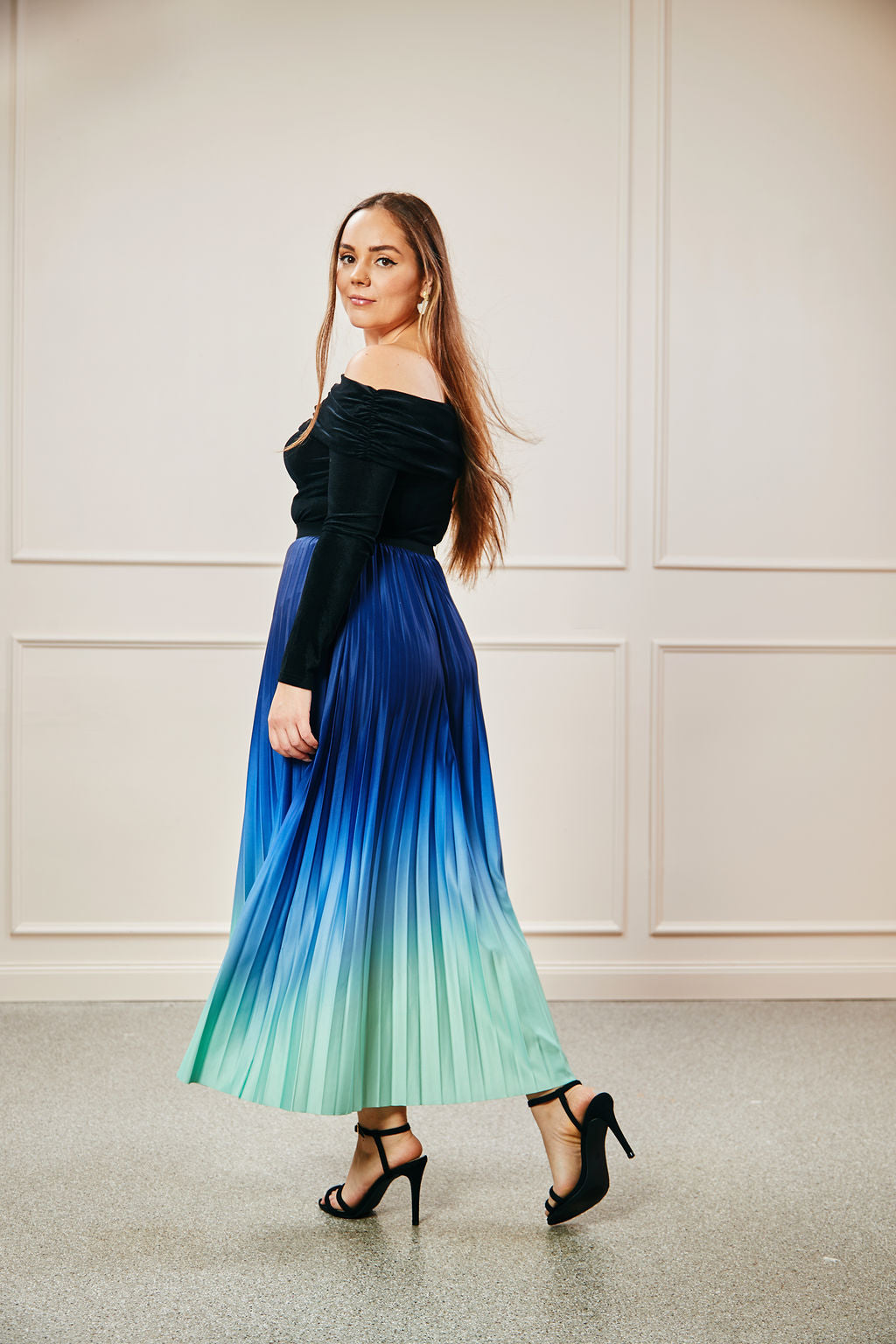 Alaia Pleated Skirt