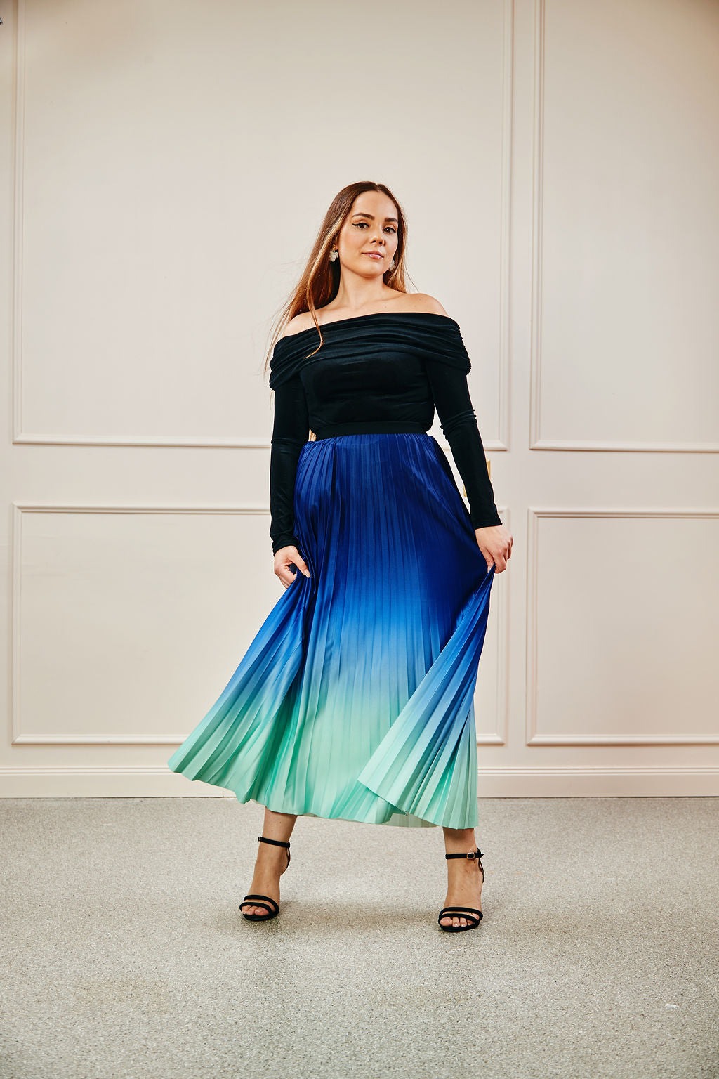 Alaia Pleated Skirt