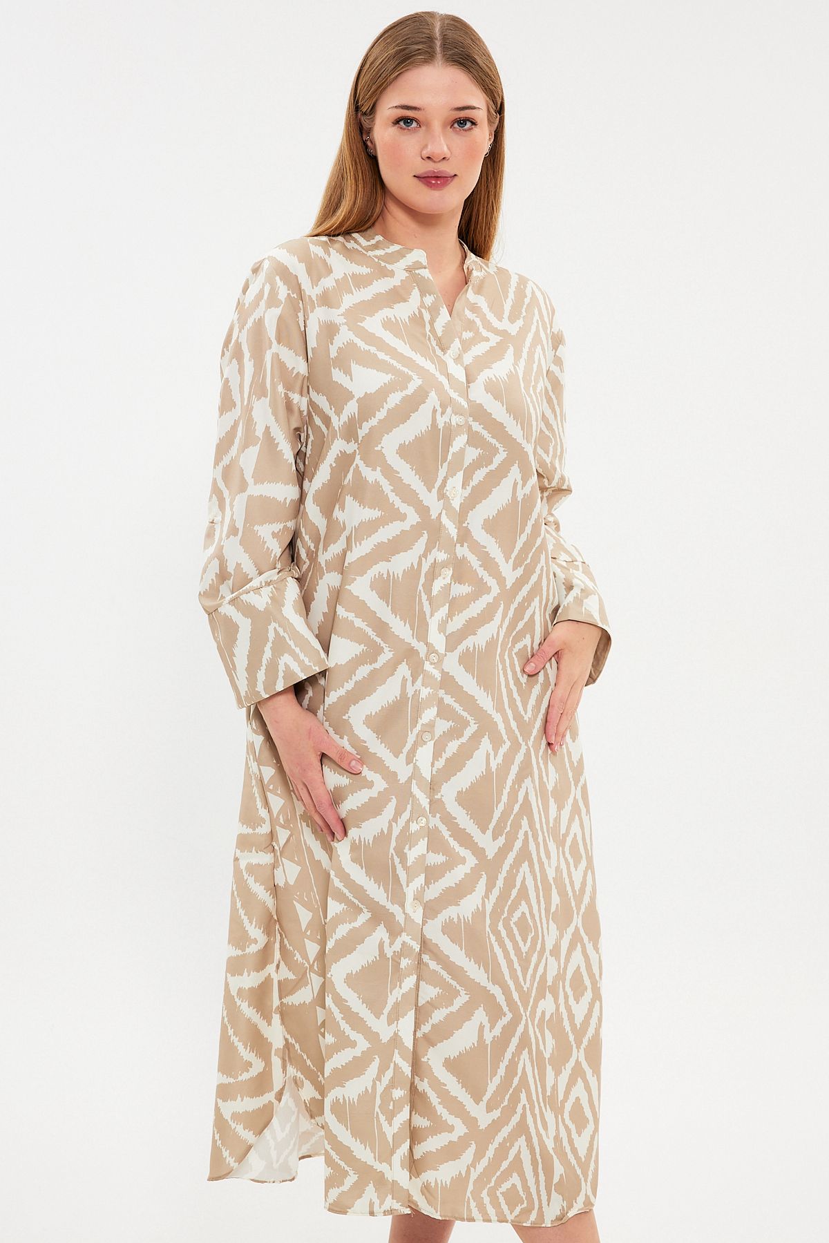 Marsel Boho Midi Tunic Dress